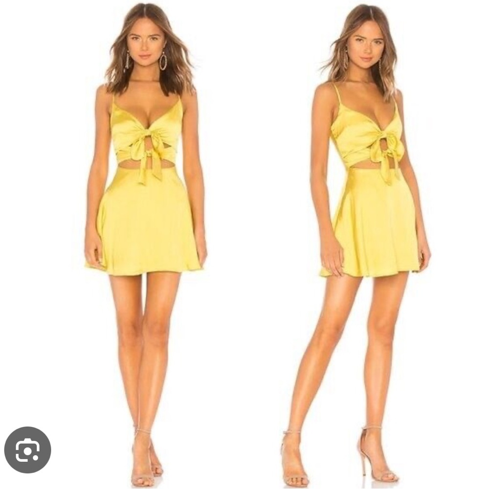Lovers and Friends Nate yellow mini dress - Picture 2 of 7
